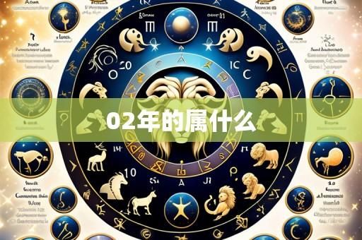 02年的属什么