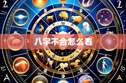 八字不合怎么看