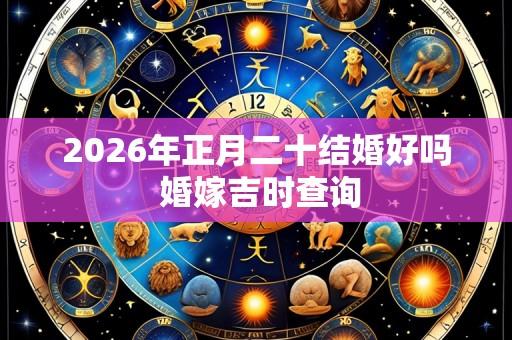 2026年正月二十结婚好吗 婚嫁吉时查询