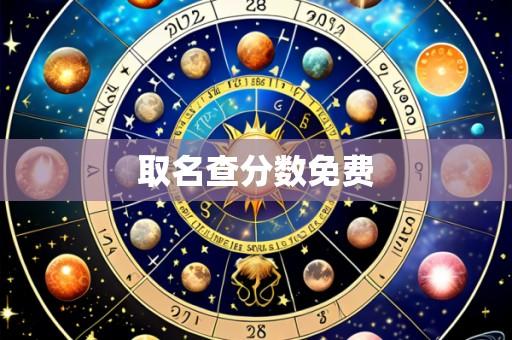 取名查分数免费