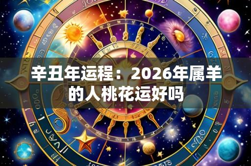 辛丑年运程:2026年属羊的人桃花运好吗