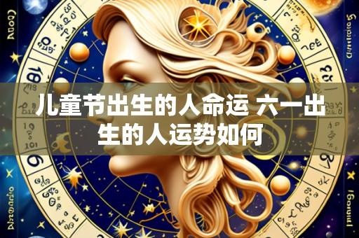 儿童节出生的人命运 六一出生的人运势如何