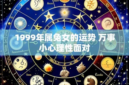 1999年属兔女的运势 万事小心理性面对