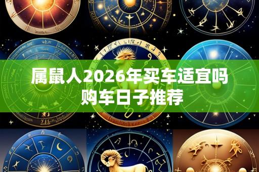 属鼠人2026年买车适宜吗 购车日子推荐