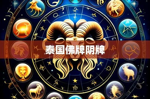 泰国佛牌阴牌