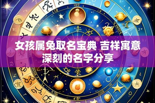 女孩属兔取名宝典 吉祥寓意深刻的名字分享