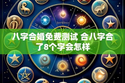 八字合婚免费测试 合八字合了8个字会怎样
