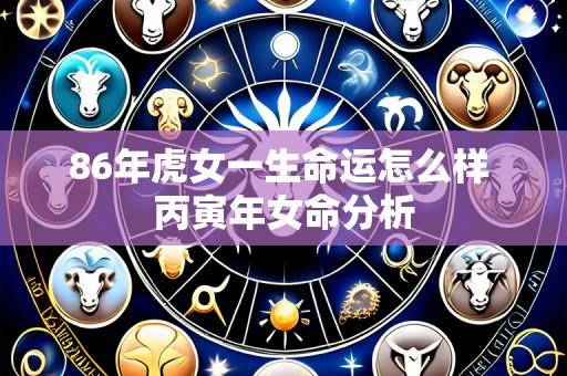 86年虎女一生命运怎么样 丙寅年女命分析