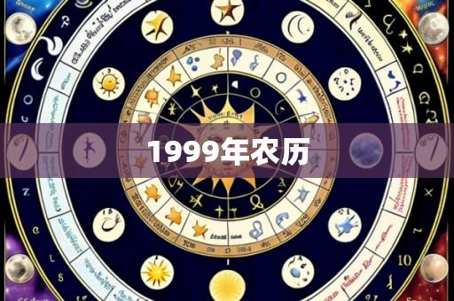 1999年农历