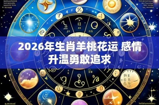 2026年生肖羊桃花运 感情升温勇敢追求