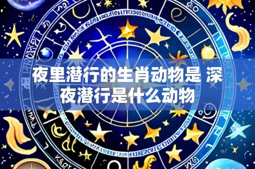 夜里潜行的生肖动物是 深夜潜行是什么动物