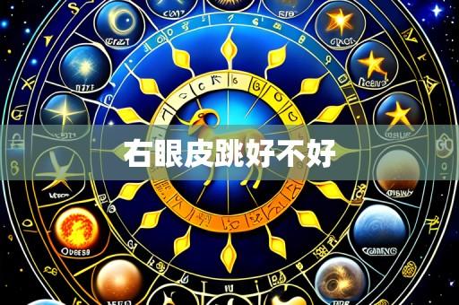 右眼皮跳好不好