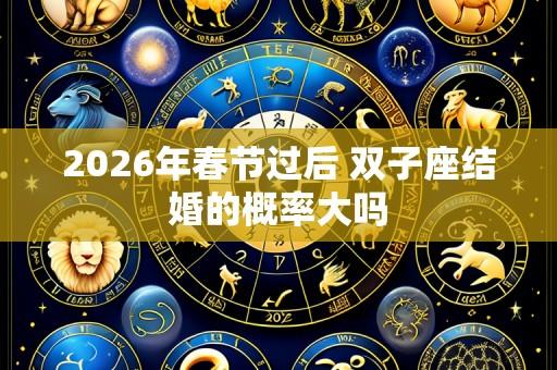 2026年春节过后 双子座结婚的概率大吗