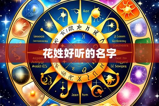 花姓好听的名字