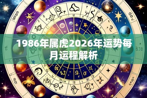 1986年属虎2026年运势每月运程解析