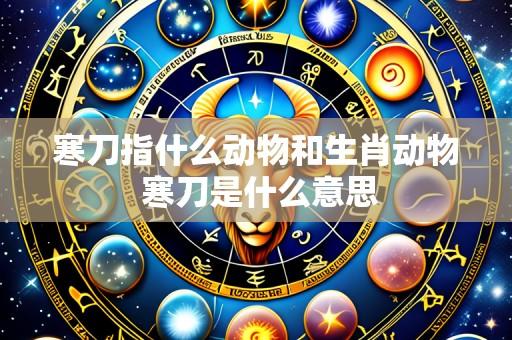 寒刀指什么动物和生肖动物 寒刀是什么意思