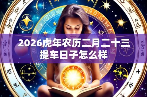 2026虎年农历二月二十三提车日子怎么样