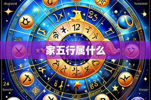 家五行属什么
