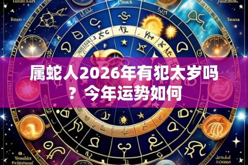 属蛇人2026年有犯太岁吗？今年运势如何