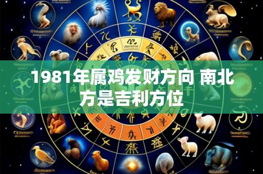 1981年属鸡发财方向 南北方是吉利方位