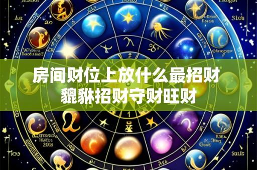 房间财位上放什么最招财 貔貅招财守财旺财