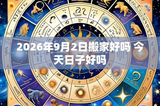 2026年9月2日搬家好吗 今天日子好吗