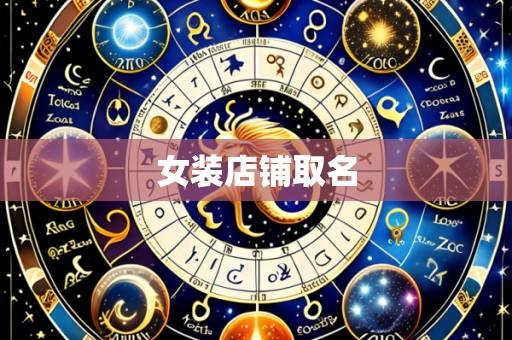 女装店铺取名