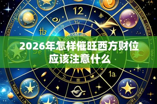 2026年怎样催旺西方财位 应该注意什么