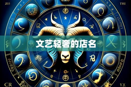 文艺轻奢的店名