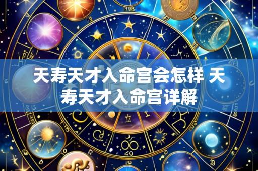 天寿天才入命宫会怎样 天寿天才入命宫详解