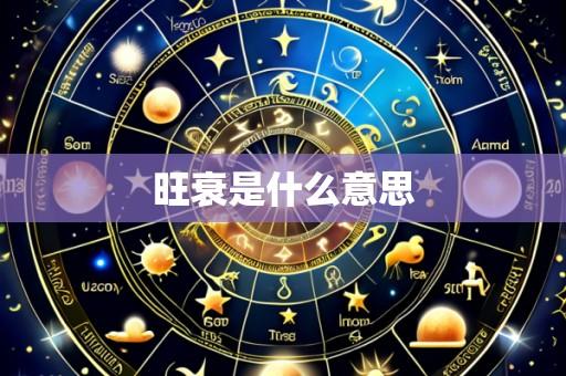 旺衰是什么意思