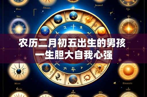 农历二月初五出生的男孩 一生胆大自我心强