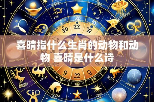 喜晴指什么生肖的动物和动物 喜晴是什么诗