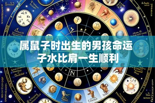属鼠子时出生的男孩命运 子水比肩一生顺利