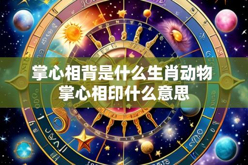 掌心相背是什么生肖动物 掌心相印什么意思