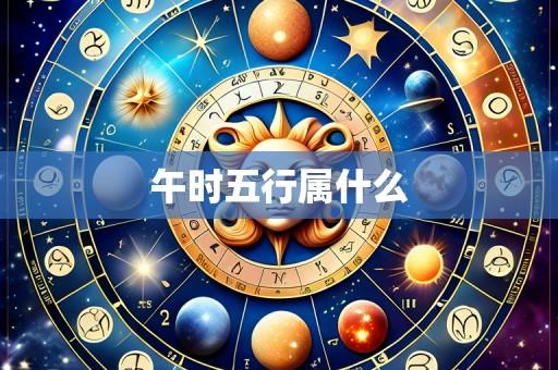 午时五行属什么