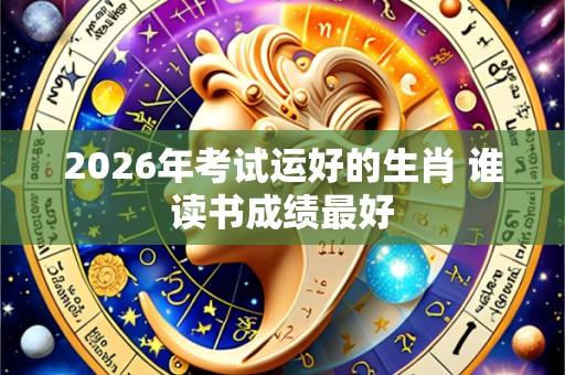 2026年考试运好的生肖 谁读书成绩最好