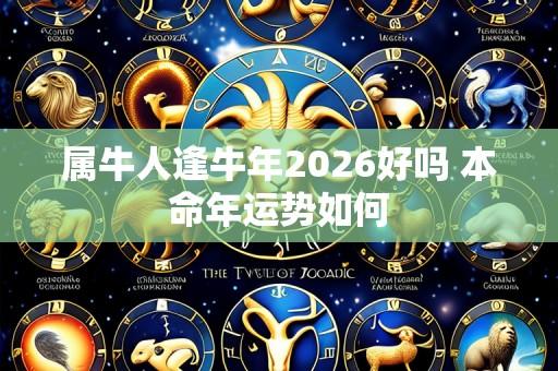 属牛人逢牛年2026好吗 本命年运势如何