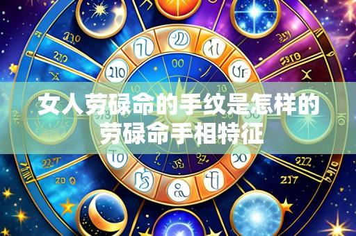 女人劳碌命的手纹是怎样的 劳碌命手相特征