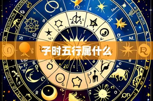 子时五行属什么