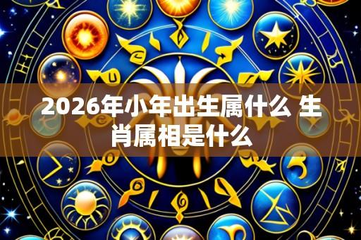2026年小年出生属什么 生肖属相是什么