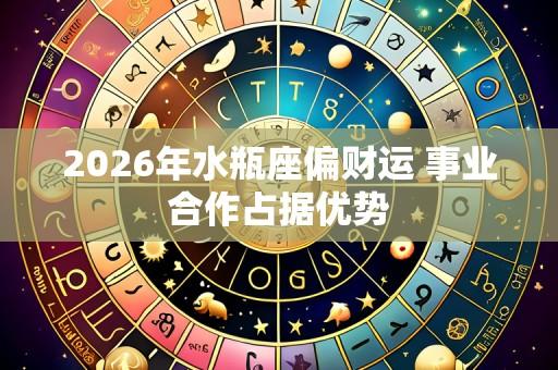 2026年水瓶座偏财运 事业合作占据优势