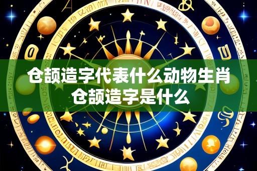 仓颉造字代表什么动物生肖 仓颉造字是什么