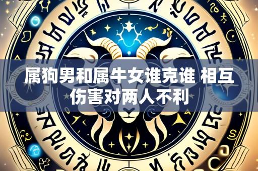 属狗男和属牛女谁克谁 相互伤害对两人不利