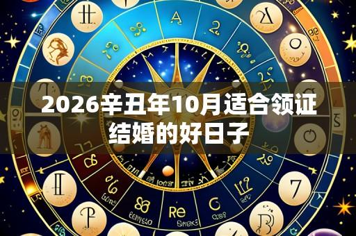 2026辛丑年10月适合领证结婚的好日子
