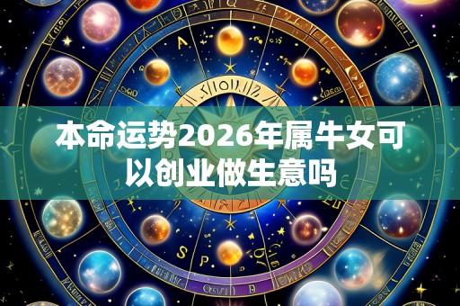 本命运势2026年属牛女可以创业做生意吗