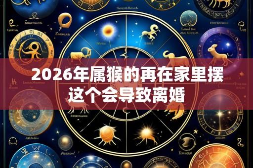 2026年属猴的再在家里摆这个会导致离婚