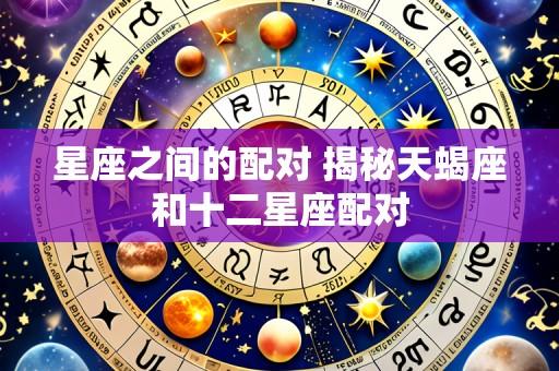 星座之间的配对 揭秘天蝎座和十二星座配对