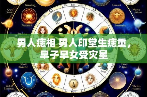 男人痣相 男人印堂生痣重，早子早女受灾星
