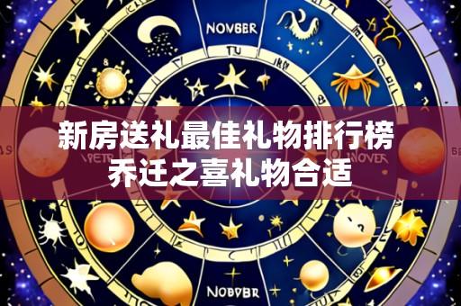 新房送礼最佳礼物排行榜 乔迁之喜礼物合适